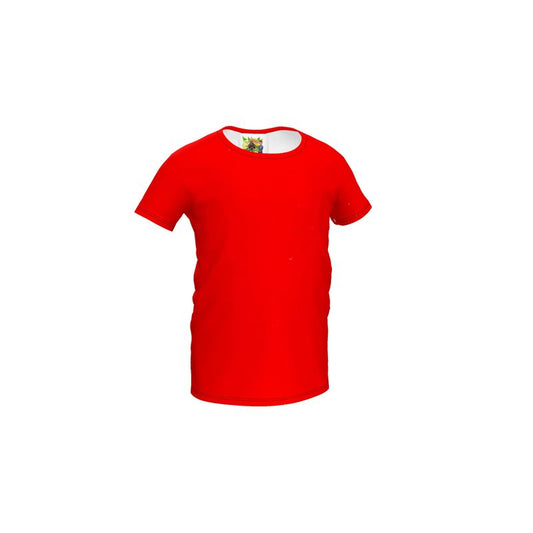 British Red Girls Simple T-Shirt
