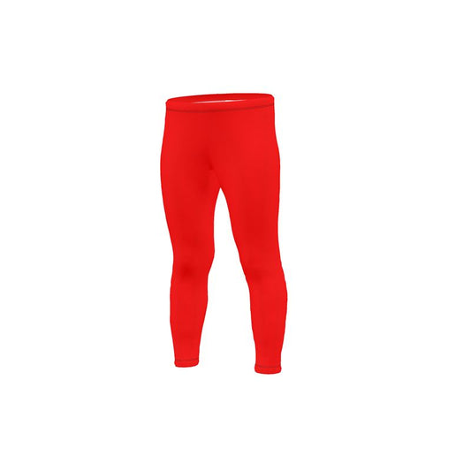 British Red Girls Leggings