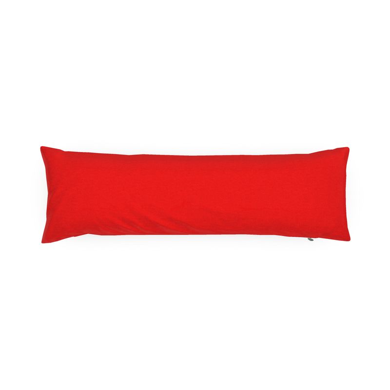 British Red Bolster Pillow