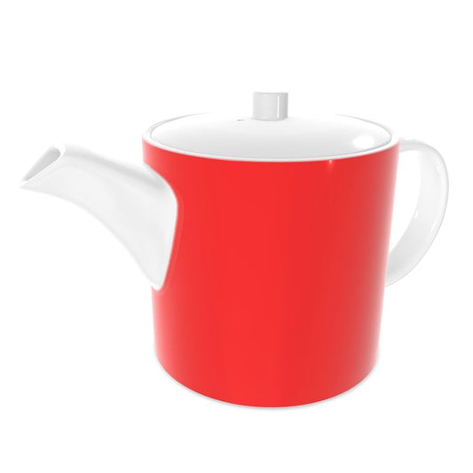 British Red Bone China Teapot