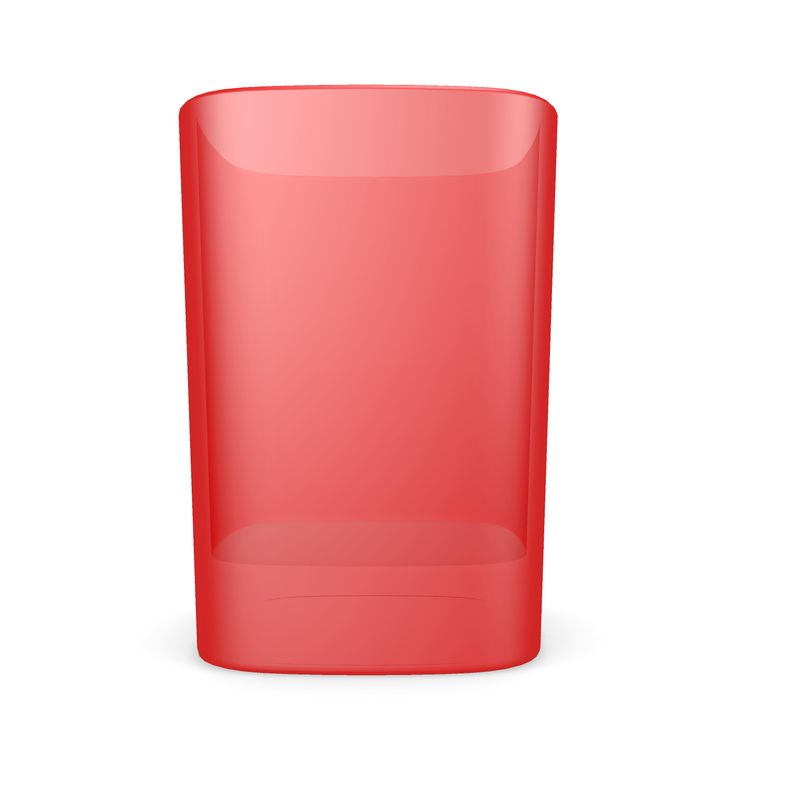 British Red Square Shot Glasses (Set of 2)