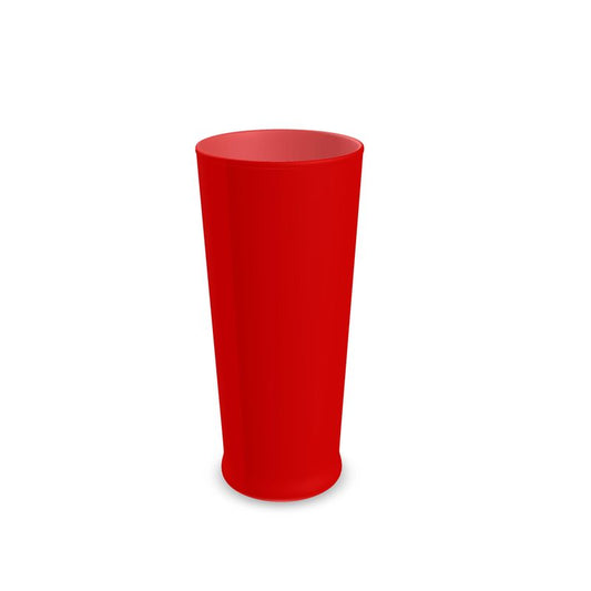 British Red Beer Glass