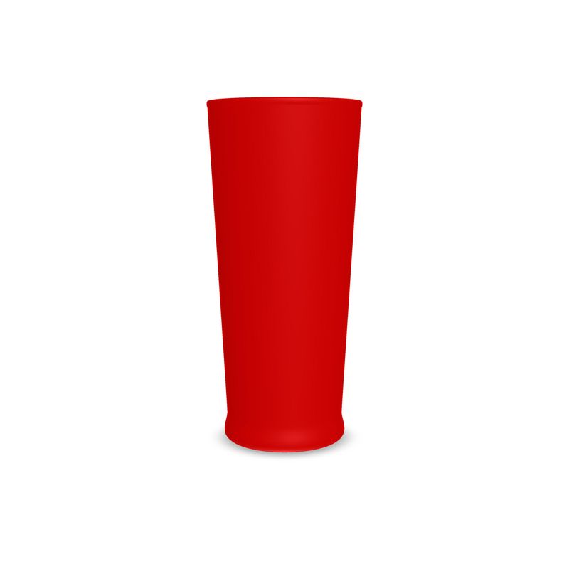 British Red Beer Glass