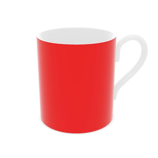 British Red Bone China Mug
