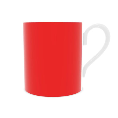 British Red Bone China Mug