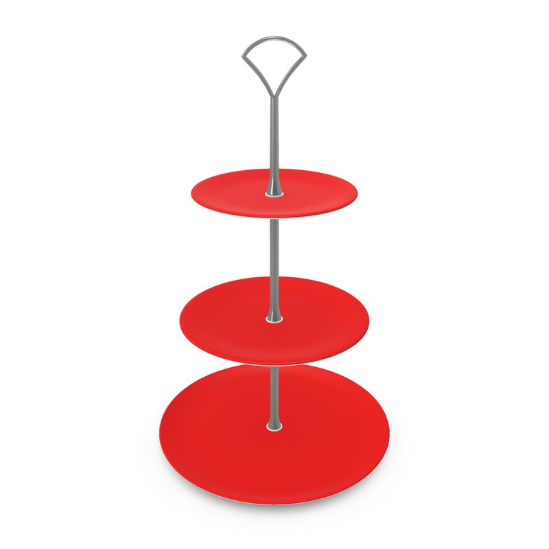 British Red Cake Stand