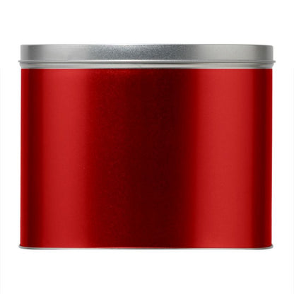 British Red Round Tin