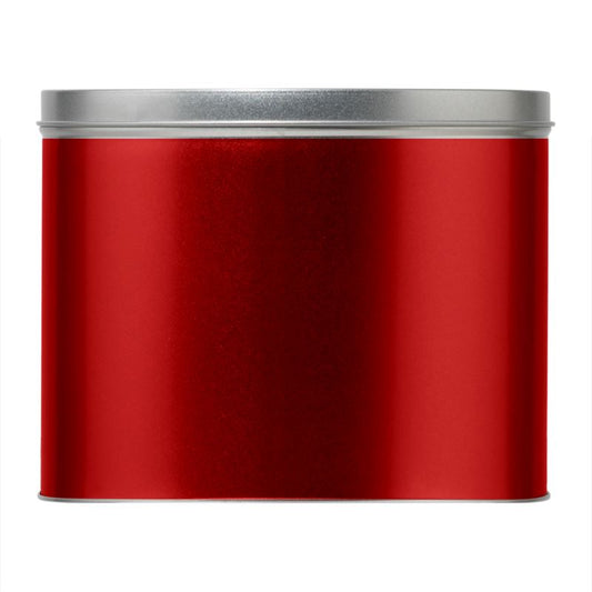 British Red Round Tin