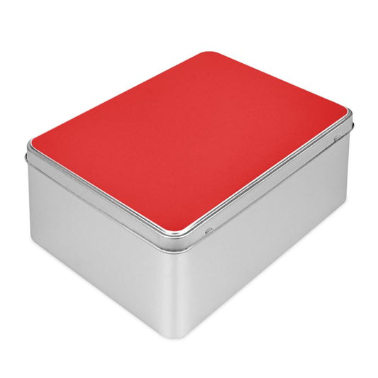 British Red Biscuit Tin