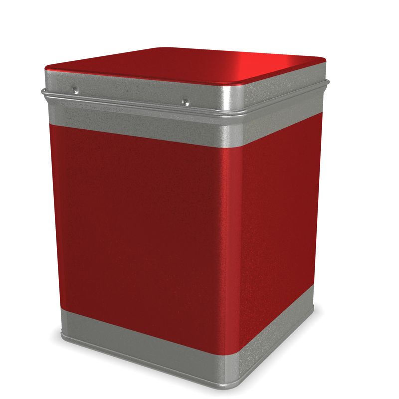 British Red Tin Box