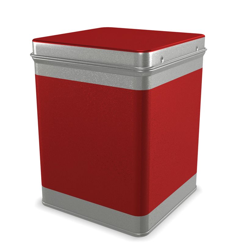 British Red Tin Box