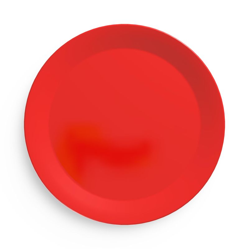 British Red Party Plates