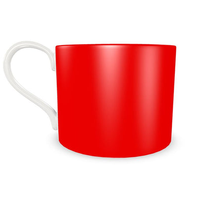 British Red Cup and Saucer
