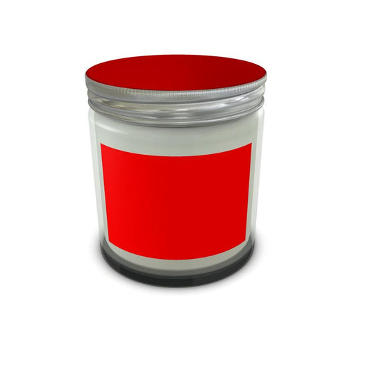 British Red Set Candle in Jar