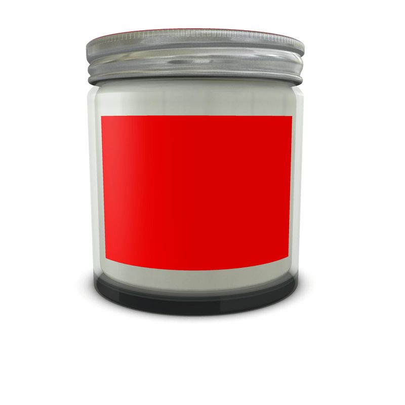 British Red Set Candle in Jar