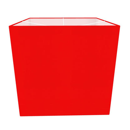 British Red Square Lamp Shade