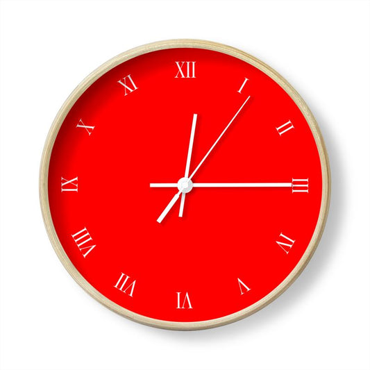 British Red Wall Clocks