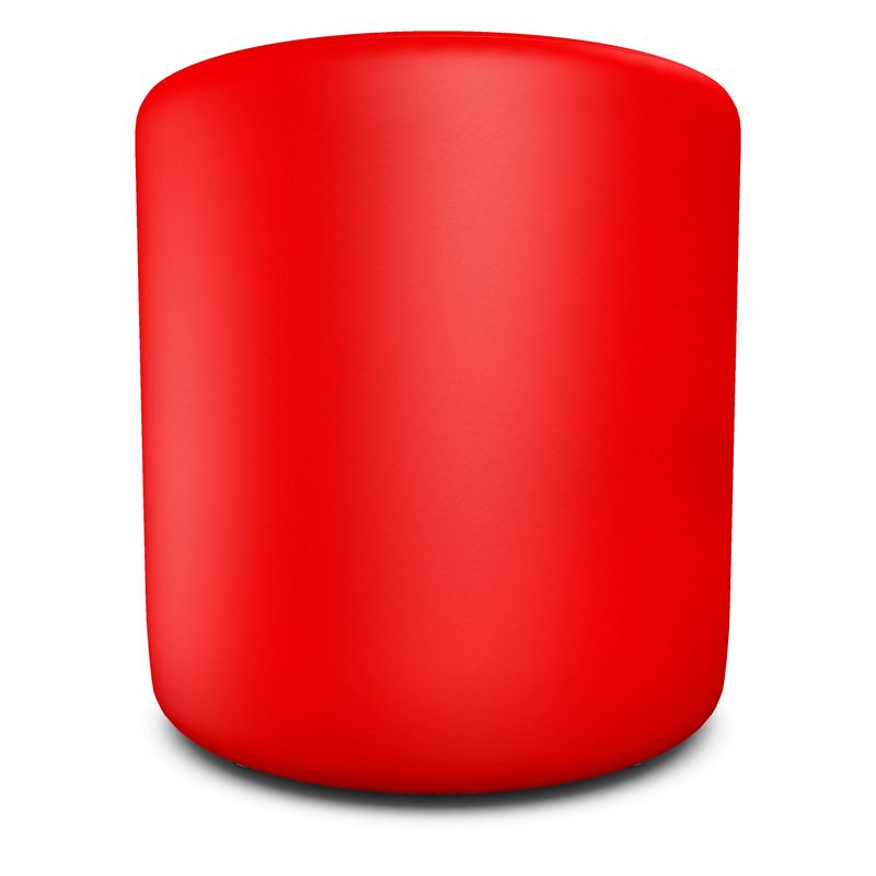 British Red Pouffe
