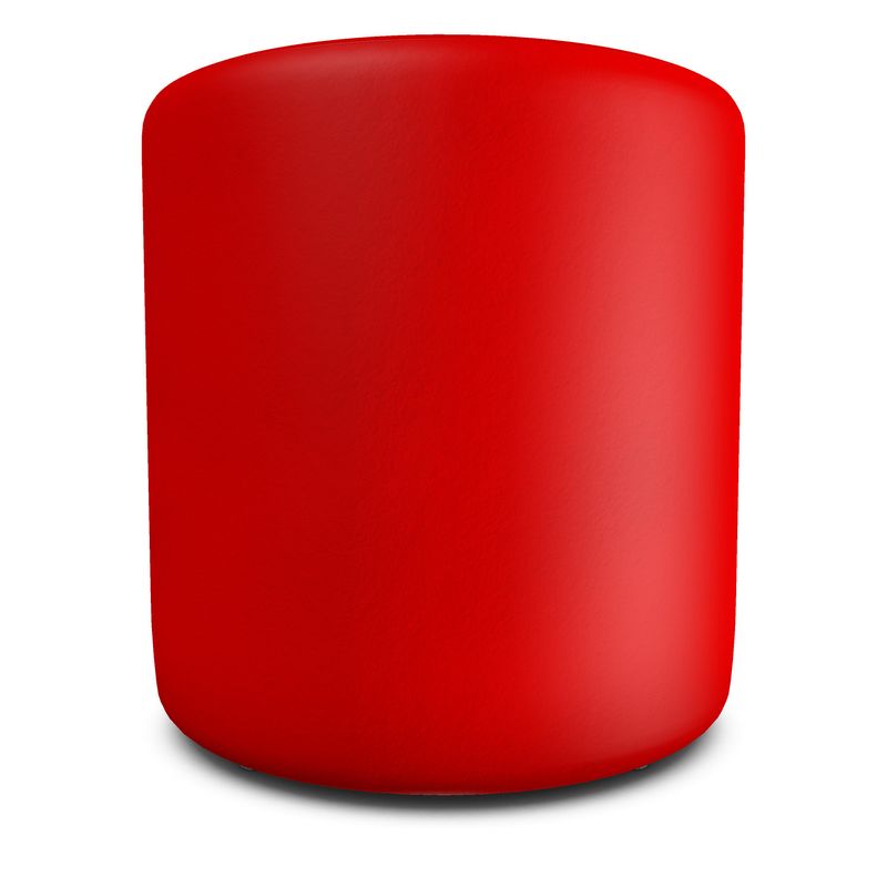 British Red Pouffe
