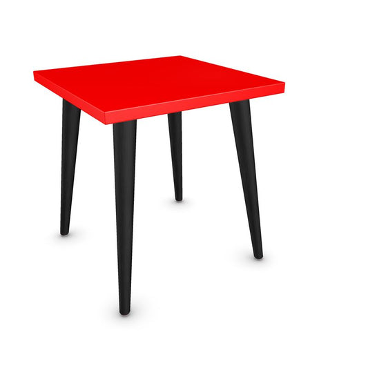 British Red Side Table