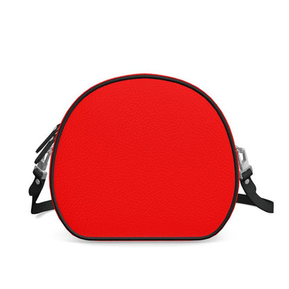 British Red Round Box Bag