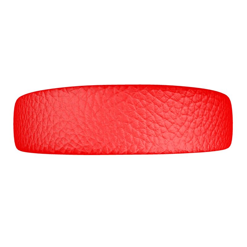 British Red Leather Headband