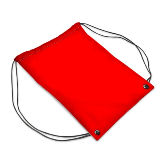 British Red Drawstring Sports Bag