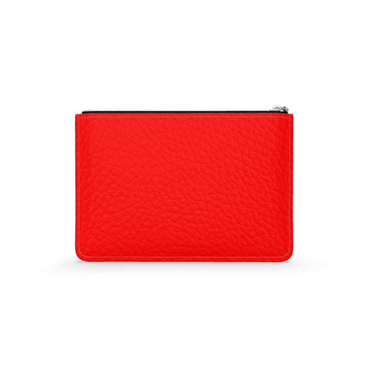 British Red Leather Pouch