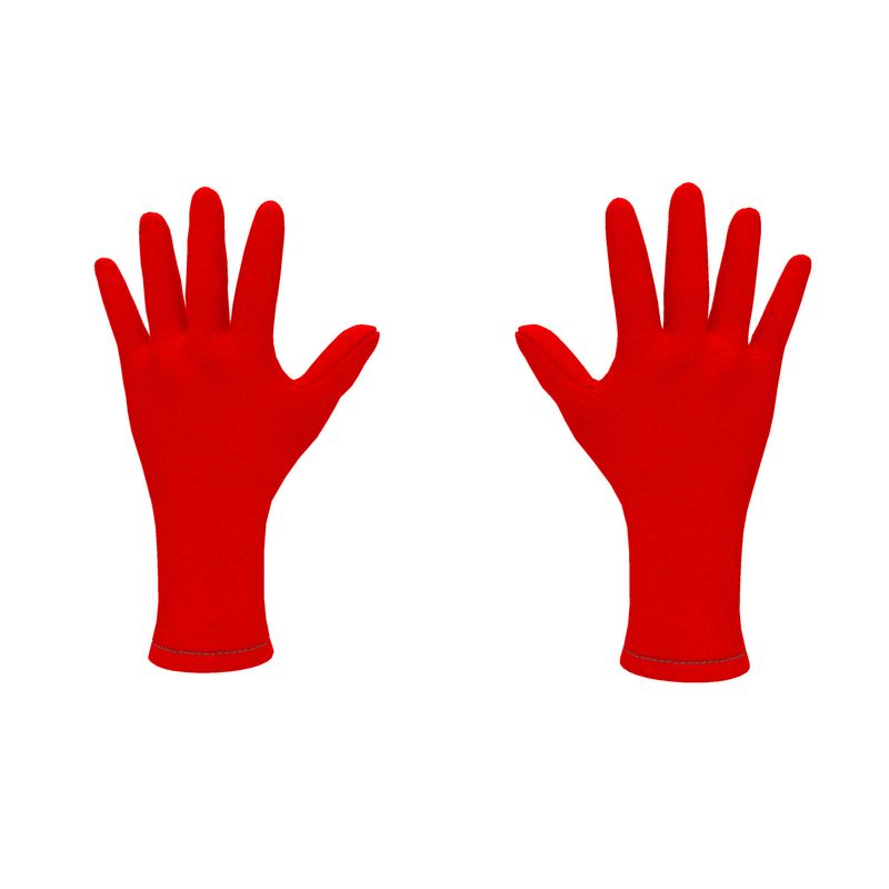 British Red Fleece Gloves