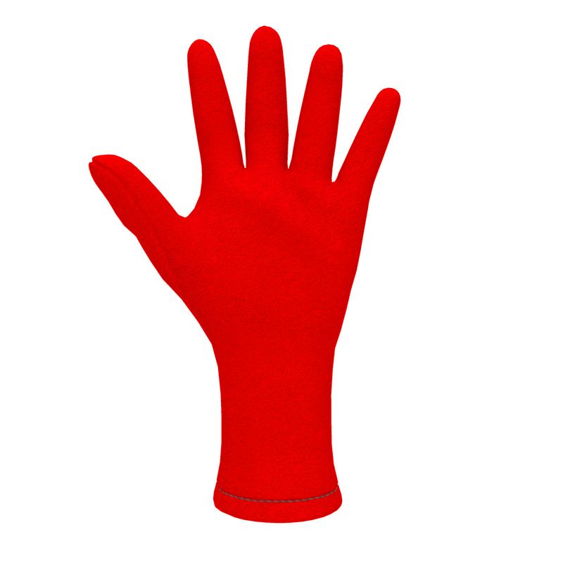 British Red Fleece Gloves
