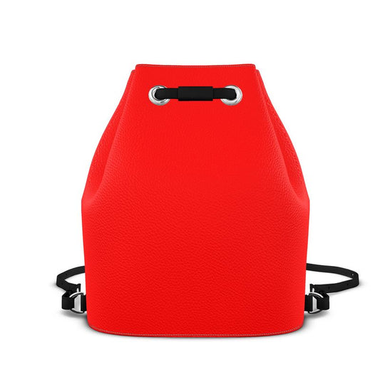 British Red Bucket Backpack