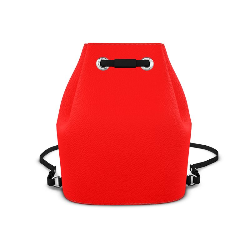 British Red Bucket Backpack