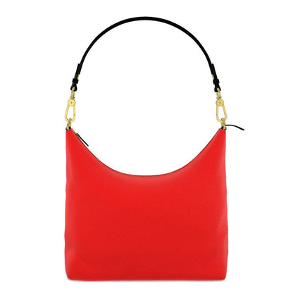 British Red Square Hobo Bag