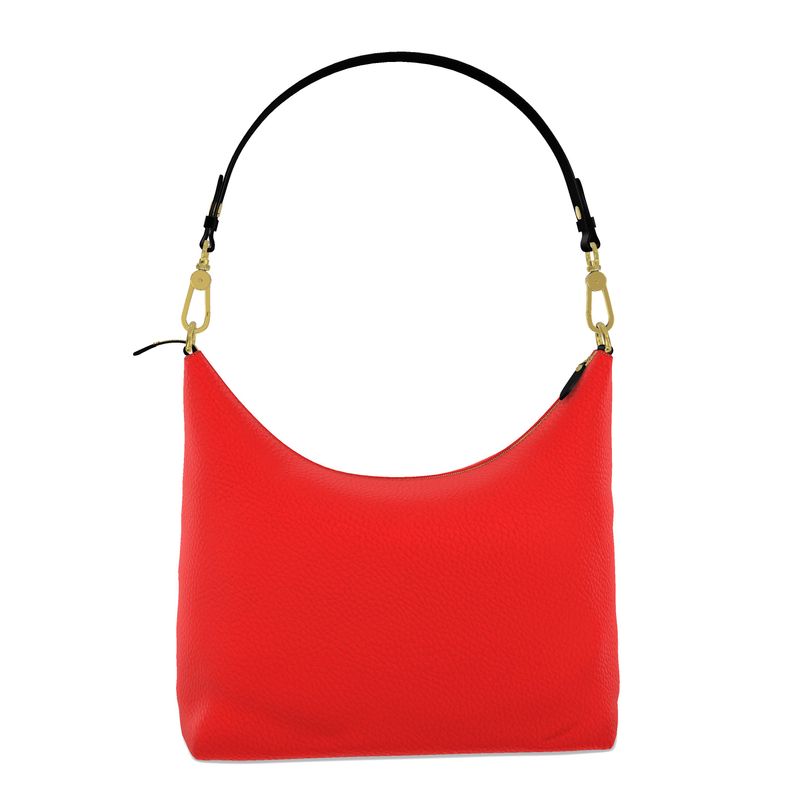 British Red Square Hobo Bag