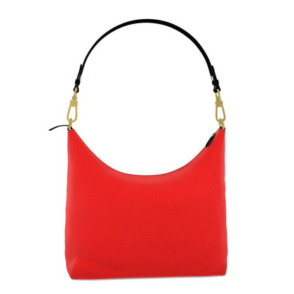 British Red Square Hobo Bag