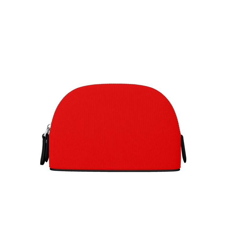 British Red Premium Nappa Makeup Bag