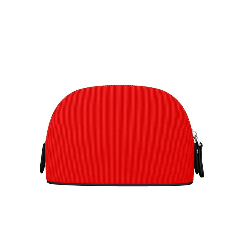 British Red Premium Nappa Makeup Bag
