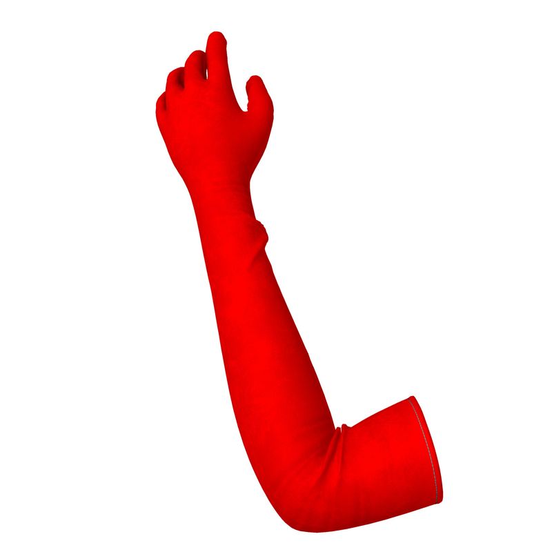 British Red Long gloves