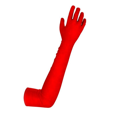 British Red Long gloves