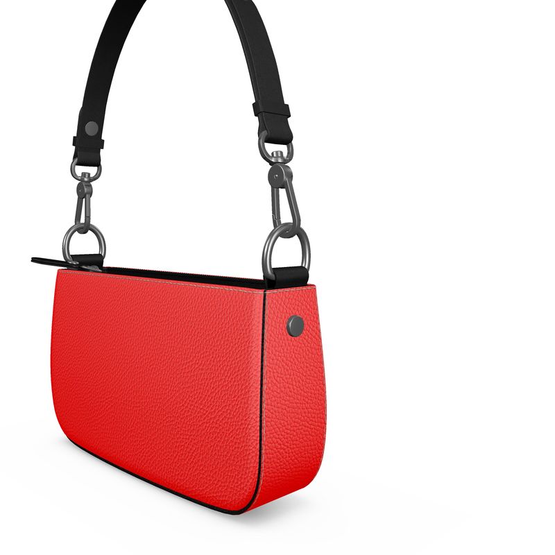 British Red Zip Box Bag