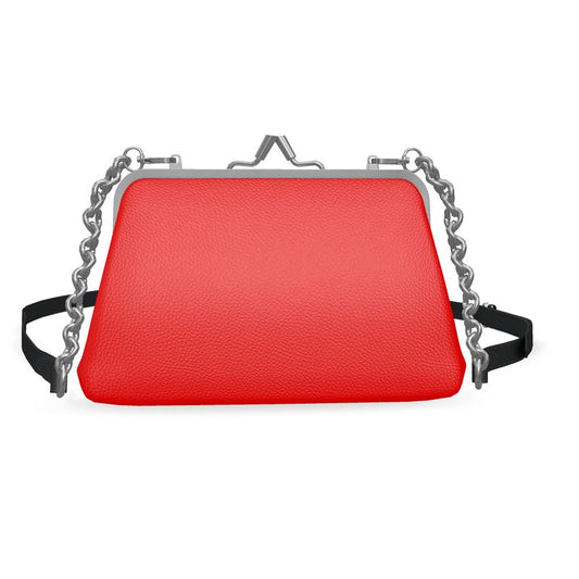 British Red Flat Frame Bag