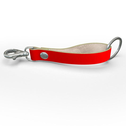 British Red Strap Keychain
