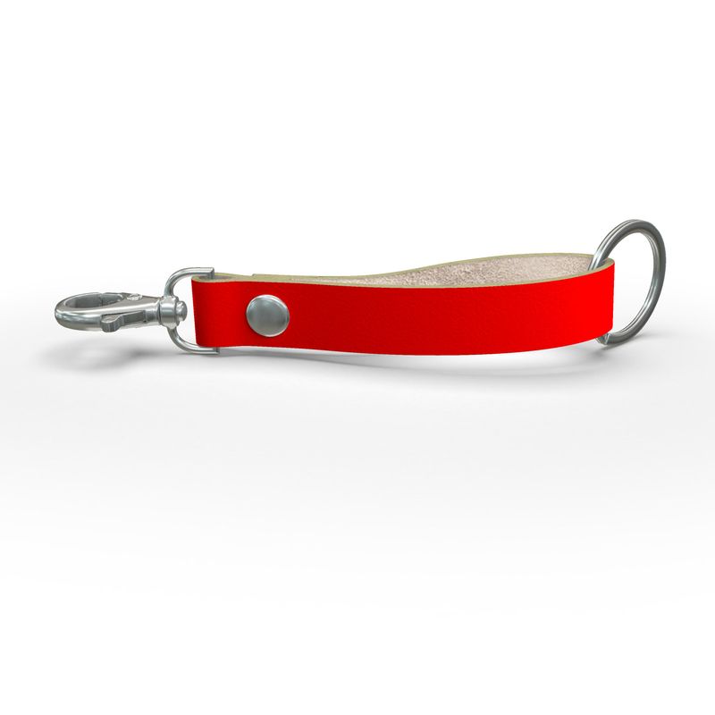 British Red Strap Keychain
