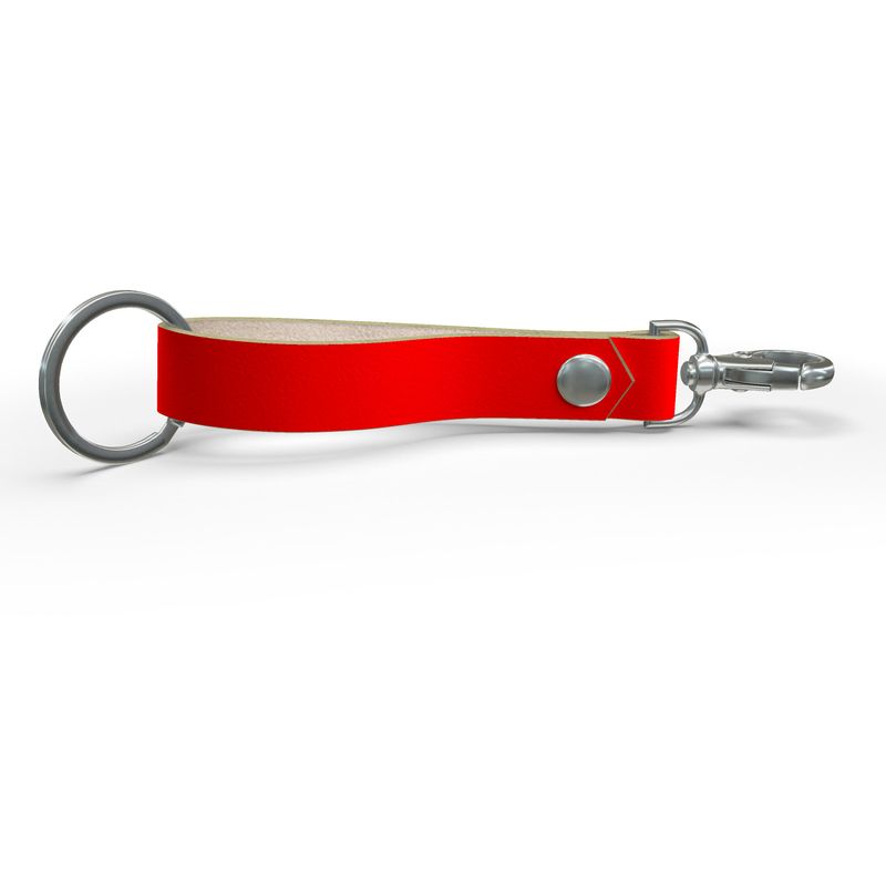 British Red Strap Keychain
