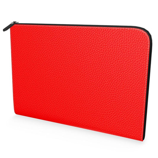 British Red Leather Document Case