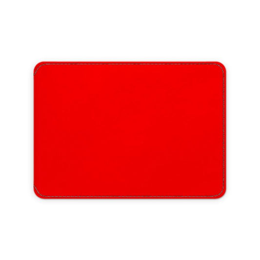 British Red Leather Card Case