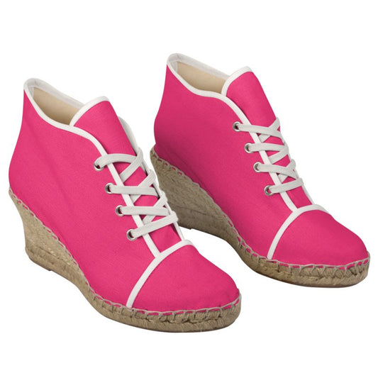 Lemon Lime candy Luxury Ladies Wedge Espadrilles collection