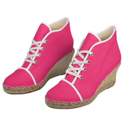 Lemon Lime candy Luxury Ladies Wedge Espadrilles collection