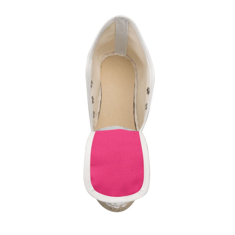 Lemon Lime candy Luxury Ladies Wedge Espadrilles collection