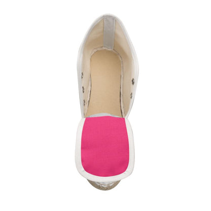 Lemon Lime candy Luxury Ladies Wedge Espadrilles collection